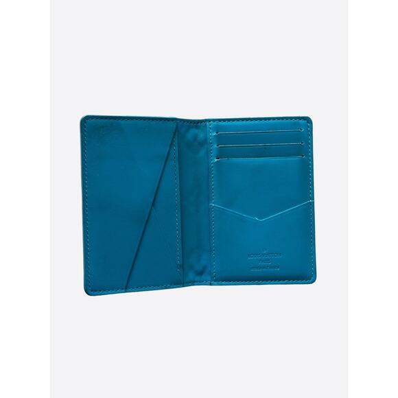 Louis Vuitton Blue Taurillon Monogram Pocket Organizer - Picture 3 of 4